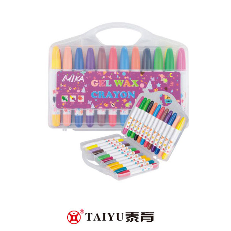 Elevii folosesc creion 24 de culori în cutie de pp Smooth Painting Crayon-XC 02